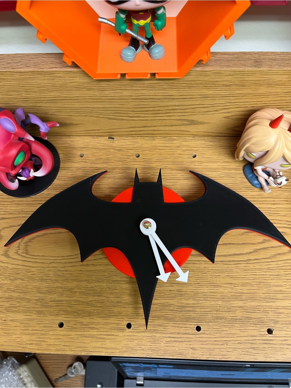 Kids Bat Emblem Costume Accessory - Black and Red